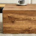 Modern Mdf Coffee Table With Wood Texture Pattern 39.37X23.62X11.81 Inches Stylish And Durable Design Wood Mdf