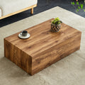 Modern Mdf Coffee Table With Wood Texture Pattern 39.37X23.62X11.81 Inches Stylish And Durable Design Wood Mdf
