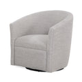 Lainey Sea Oat Swivel Barrel Chair Beige Modern,Transitional Foam Polyester