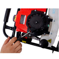 2.7Hp Post Hole Digger 63Cc Gas Powered 2 Stroke Auger Digging Drill Shaft Size 3 4