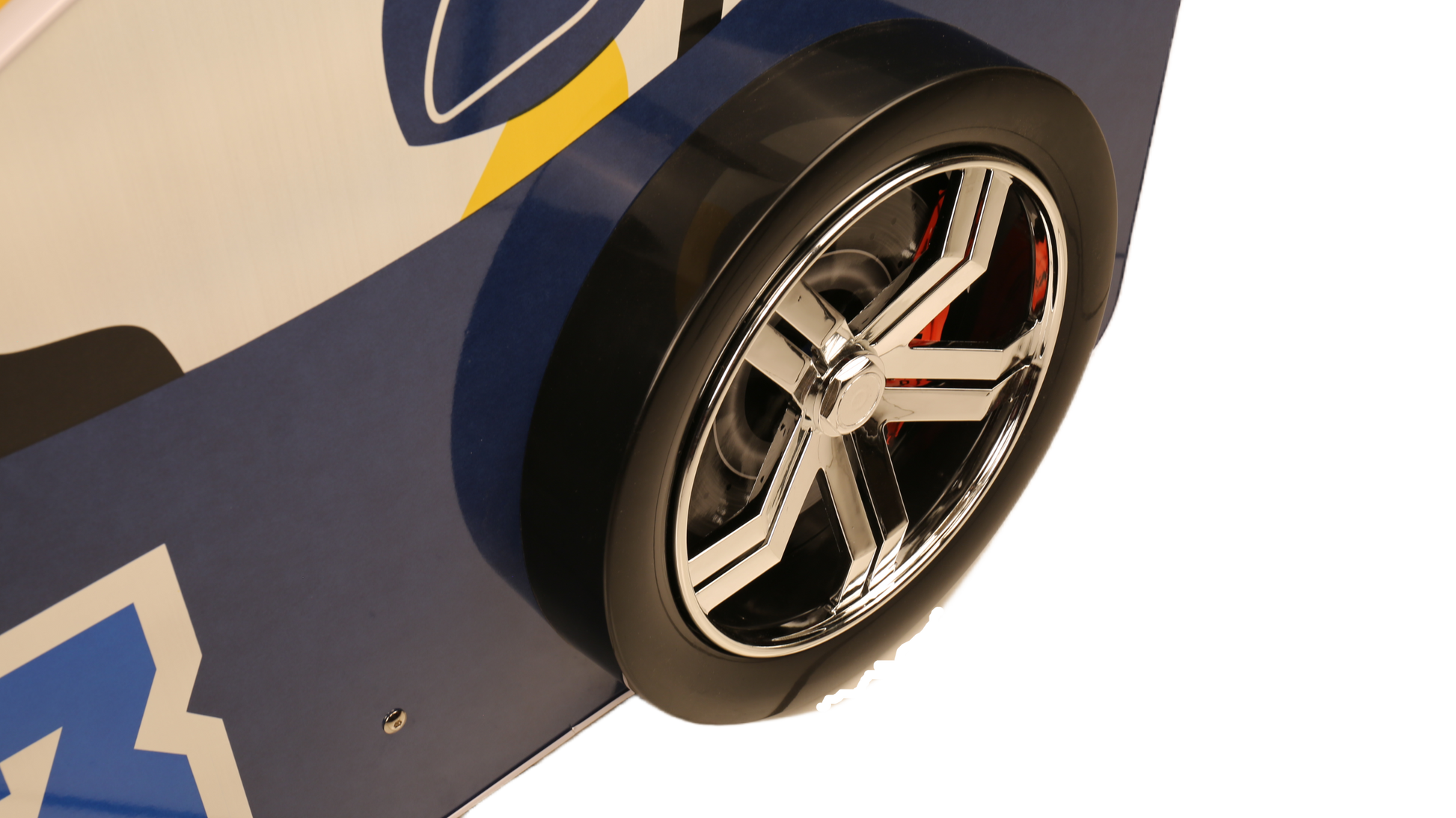 Supreme Energy Racing Car Bed Blue Mdf