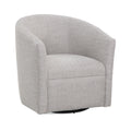 Lainey Sea Oat Swivel Barrel Chair Beige Modern,Transitional Foam Polyester