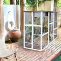 Wooden Catio Cat Enclosure, 71