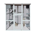 Wooden Catio Cat Enclosure, 71