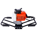 2.7Hp Post Hole Digger 63Cc Two Person Handle Gas Powered 2 Stroke Auger Digging Drill Shaft Size 3 4