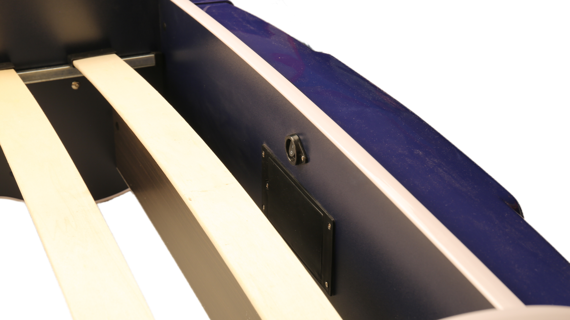 Supreme Energy Racing Car Bed Blue Mdf