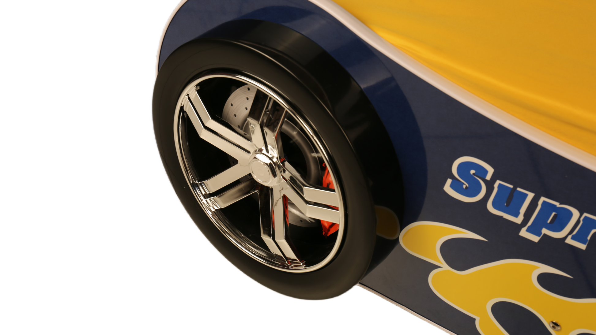 Supreme Energy Racing Car Bed Blue Mdf