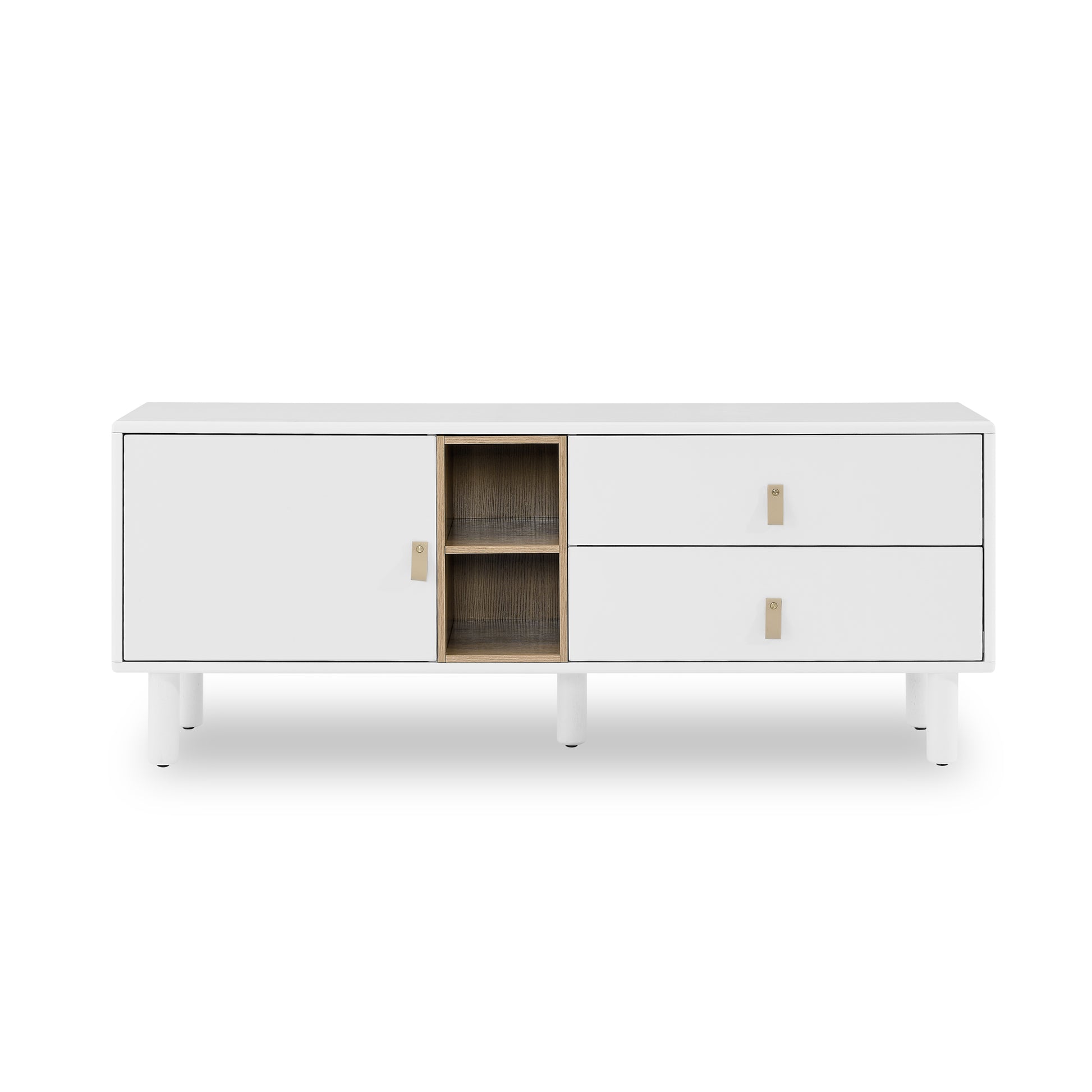 Drawer Tv Cabinet With Door, Storage Cabinet, Drawer Cabinet, Multi Functional Tv Cabinet Modern Tv Cabinet Wooden Storage Cabinet Leather Handle Drawer Cabinet Home Storage Cabinet White Solid Wood Mdf