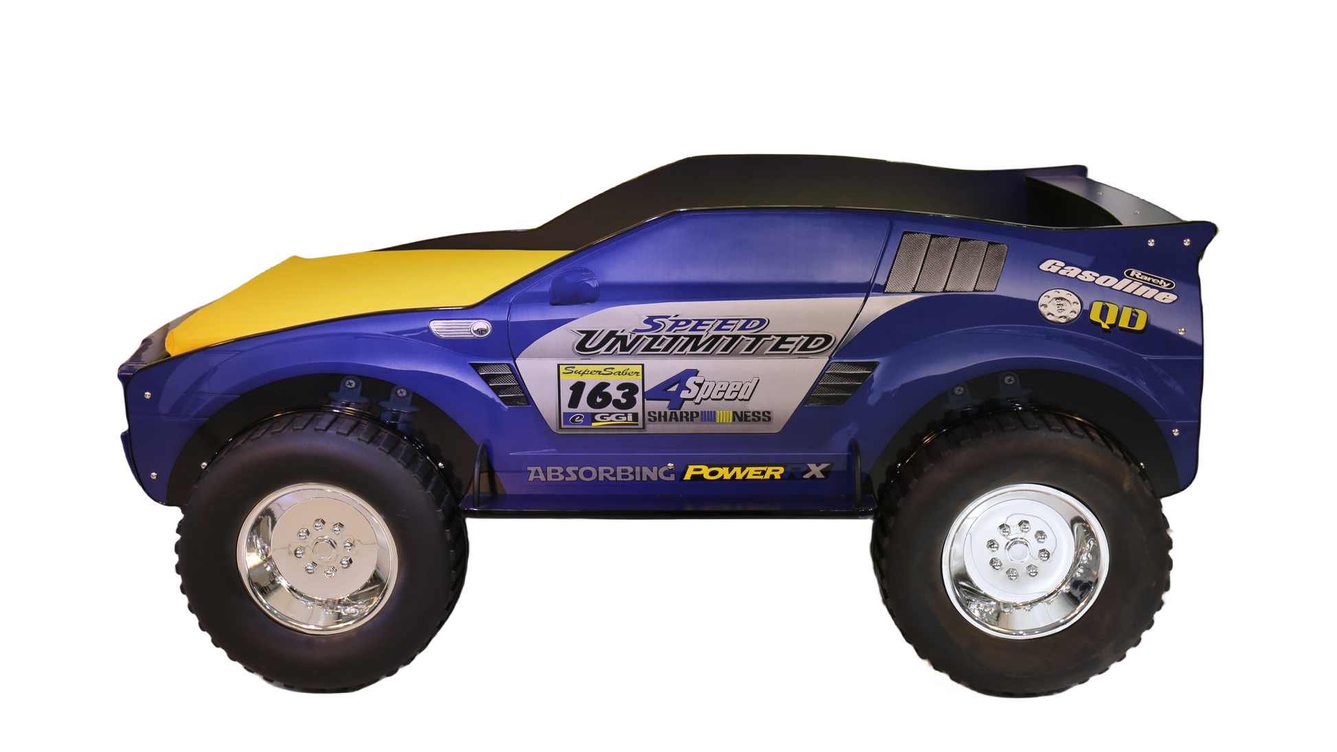 Unlimited Speed Jeep Bed Twin Blue,Blue Cars Mdf