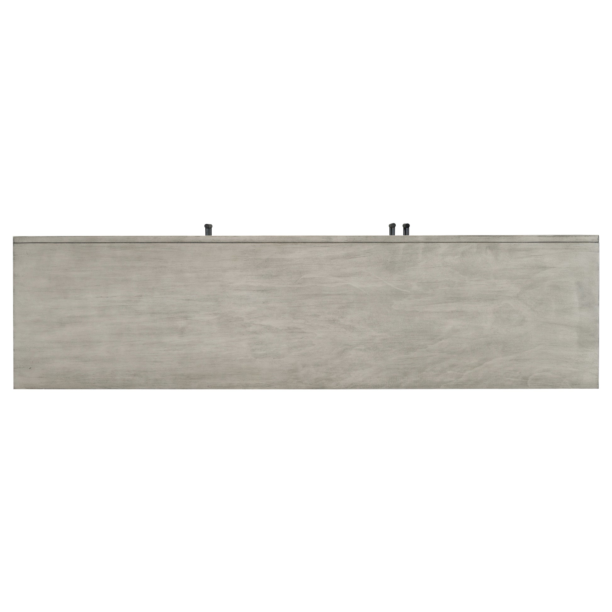 3 Door Large Storage Retro Sideboard with antique gray-solid wood+mdf