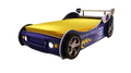 Supreme Energy Racing Car Bed Blue Mdf