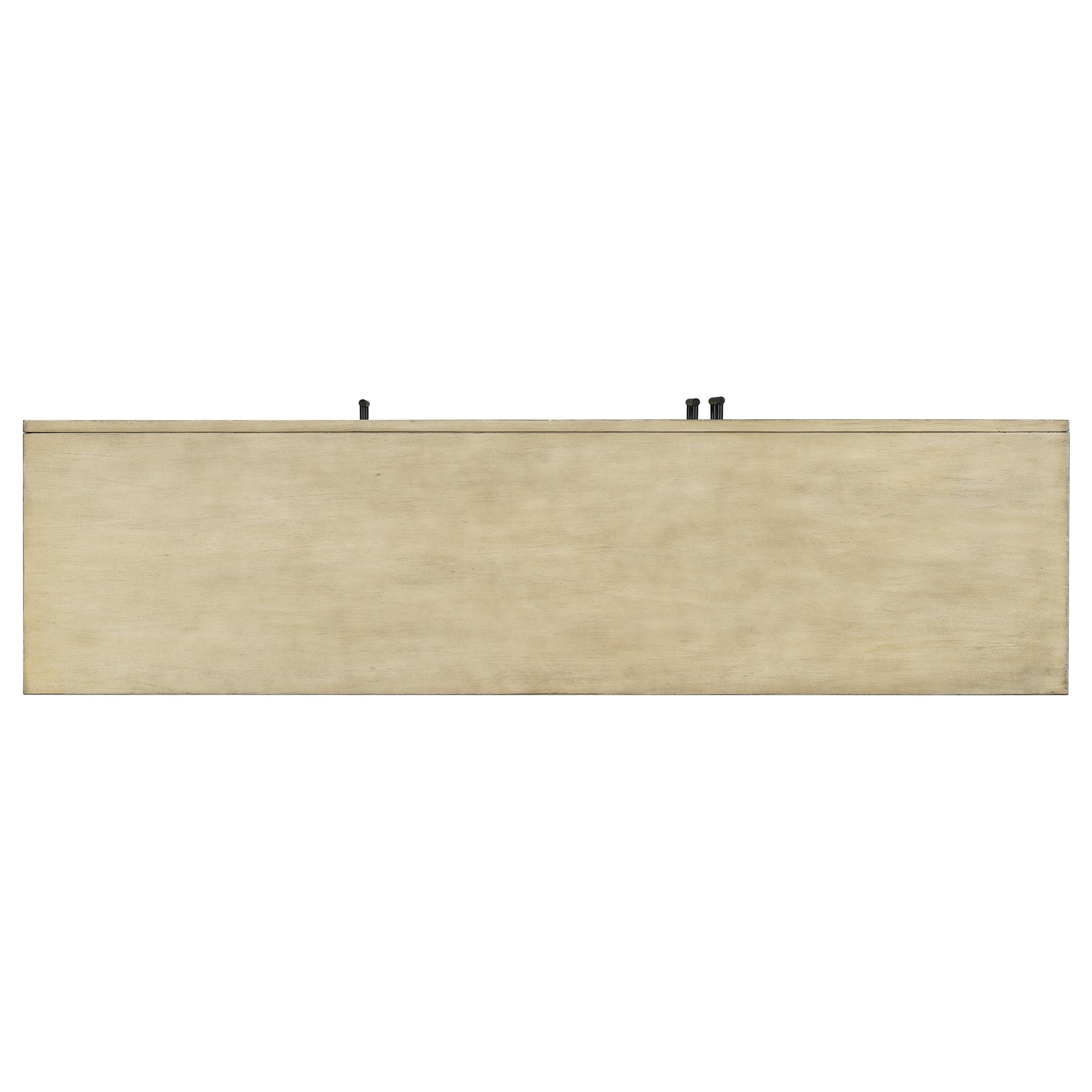 3 Door Large Storage Retro Sideboard with antique natural-solid wood+mdf