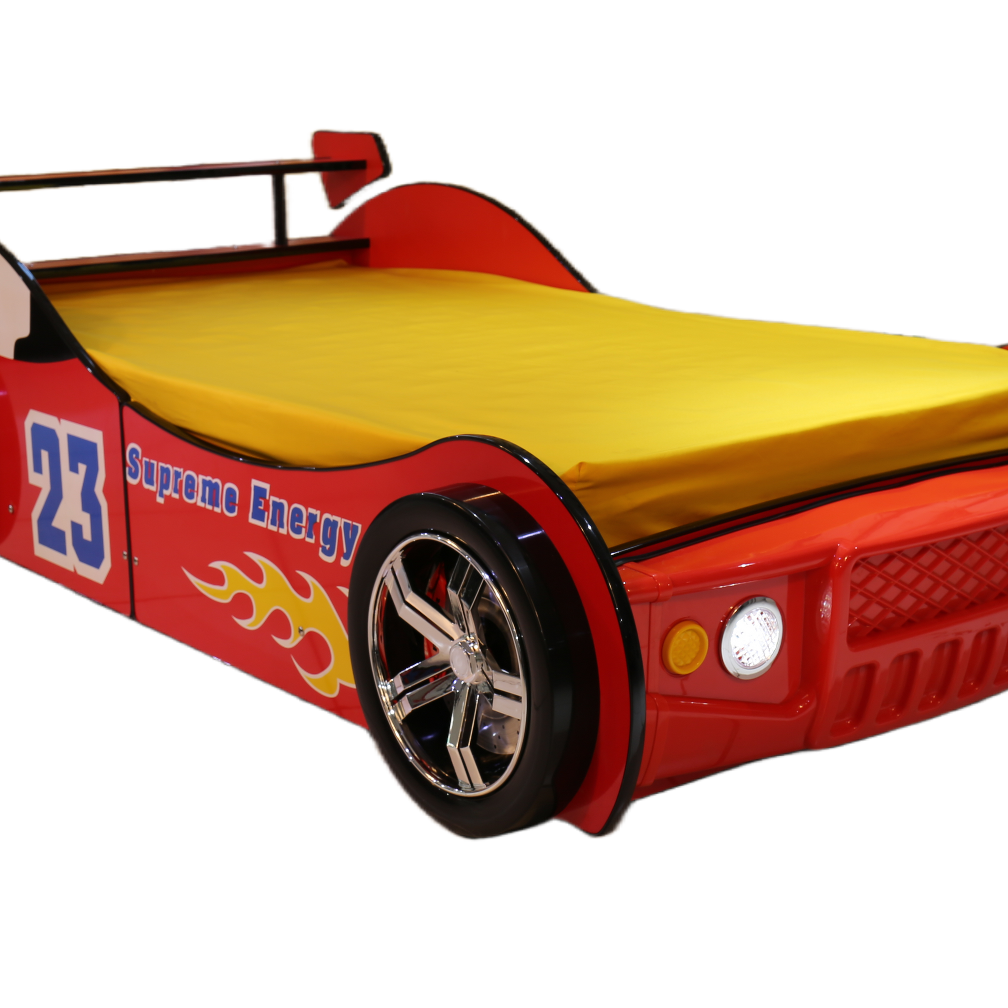 Supreme Energy Racing Car Bed Red Mdf