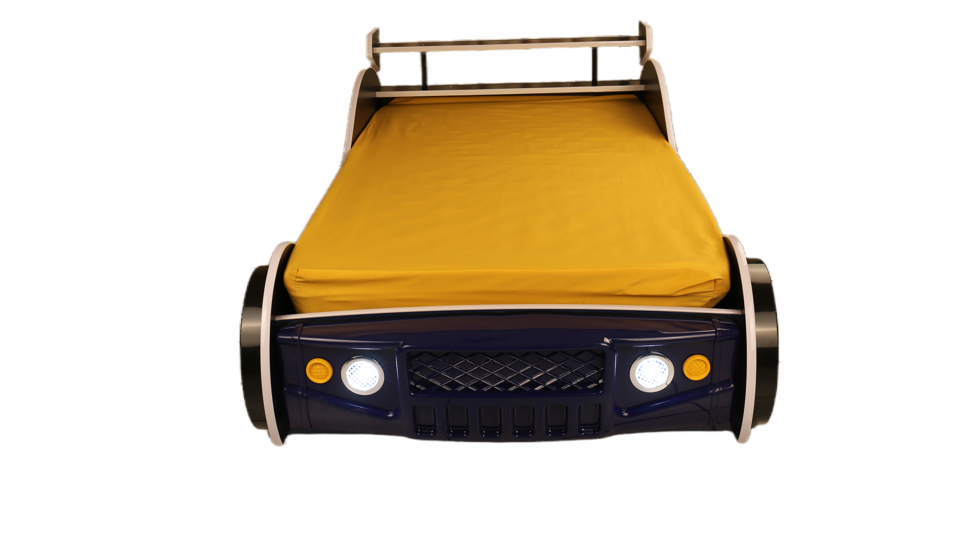 Supreme Energy Racing Car Bed Blue Mdf