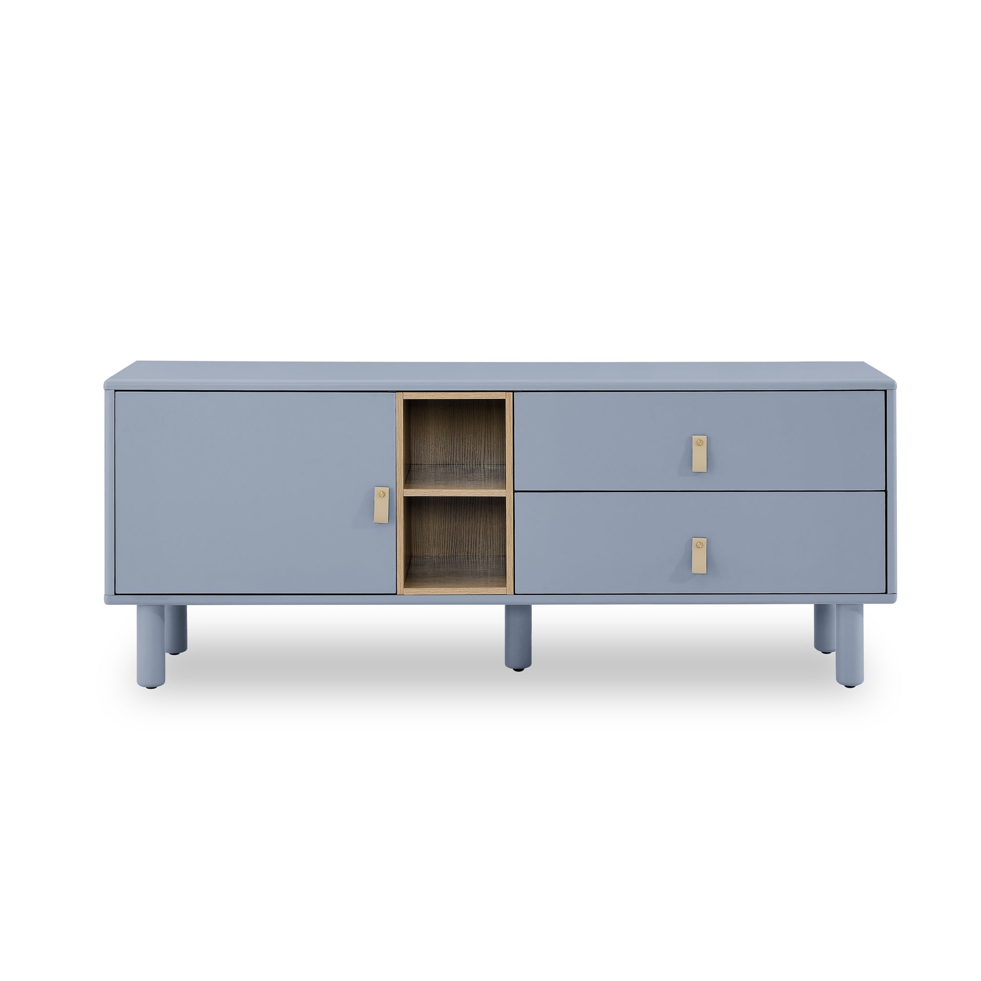 Drawer Tv Cabinet With Door, Storage Cabinet, Drawer Cabinet, Multi Functional Tv Cabinet Modern Tv Cabinet Wooden Storage Cabinet Leather Handle Drawer Cabinet Home Storage Cabinet Blue Solid Wood Mdf