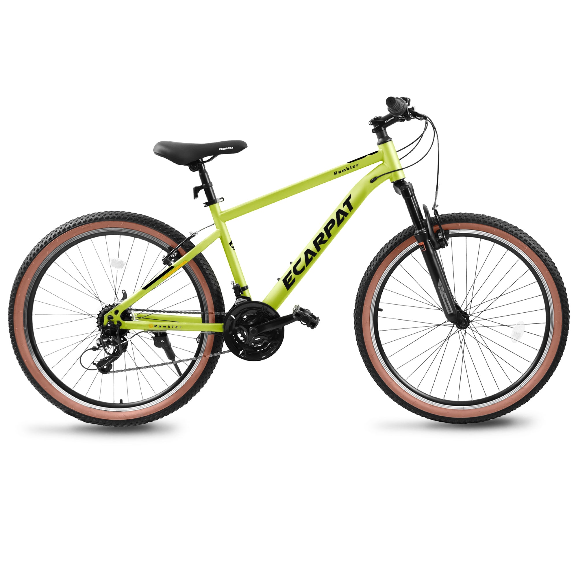 A26301 Ecarpat Mountain Bike 26 Inch Wheels, 21 Speed cycling-green-durable-garden &