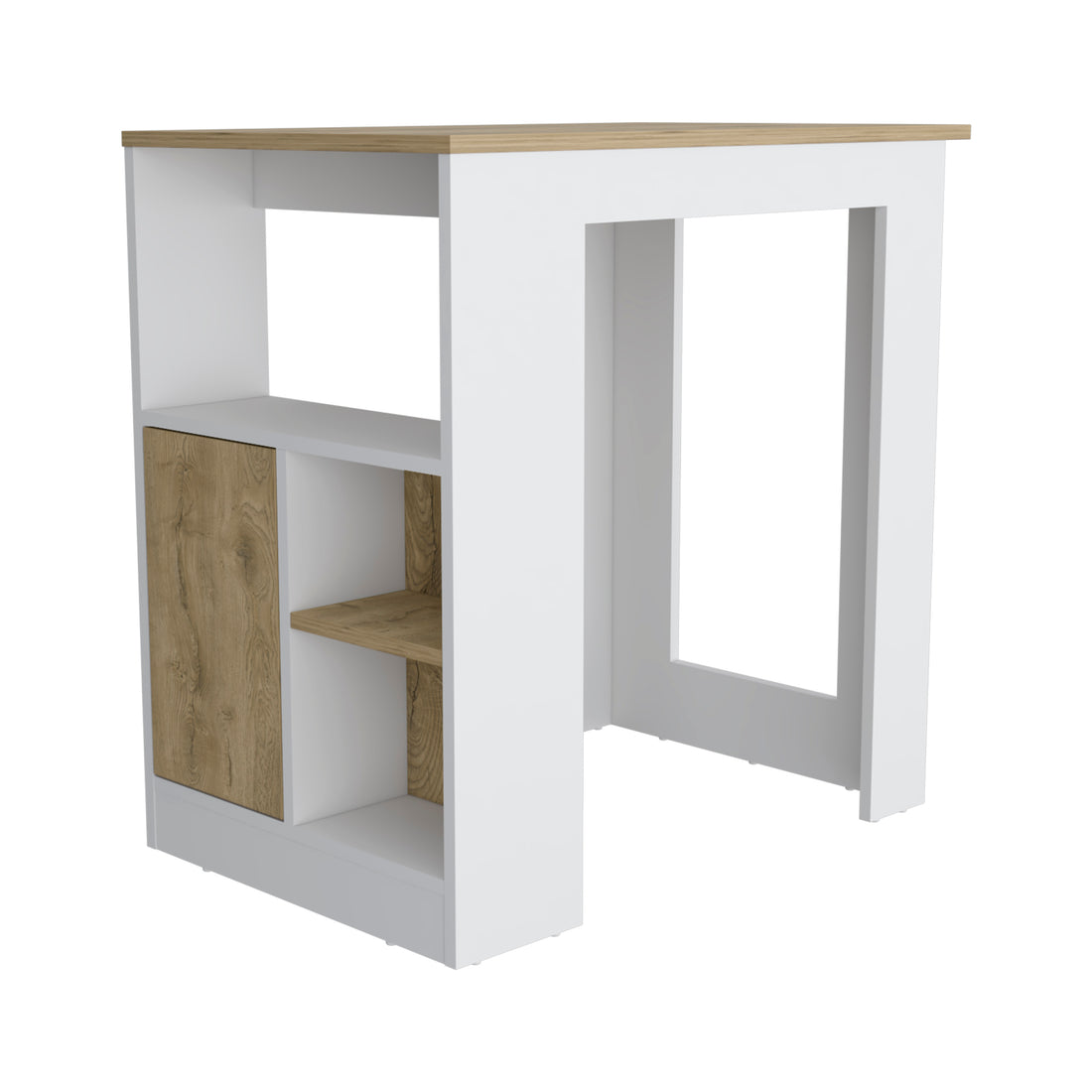 Kitchen Island 36" H, Three Open Side Storage