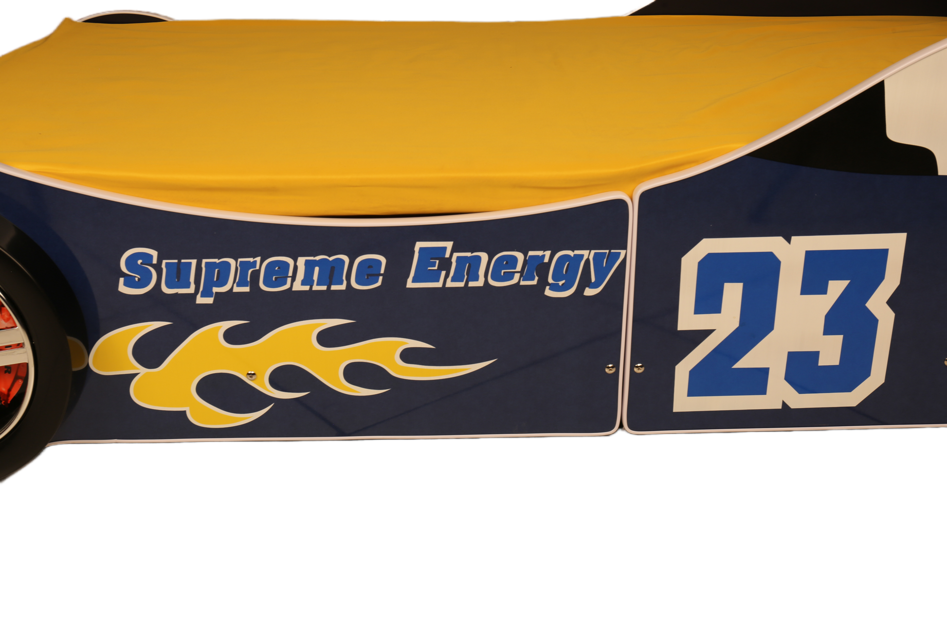 Supreme Energy Racing Car Bed Blue Mdf