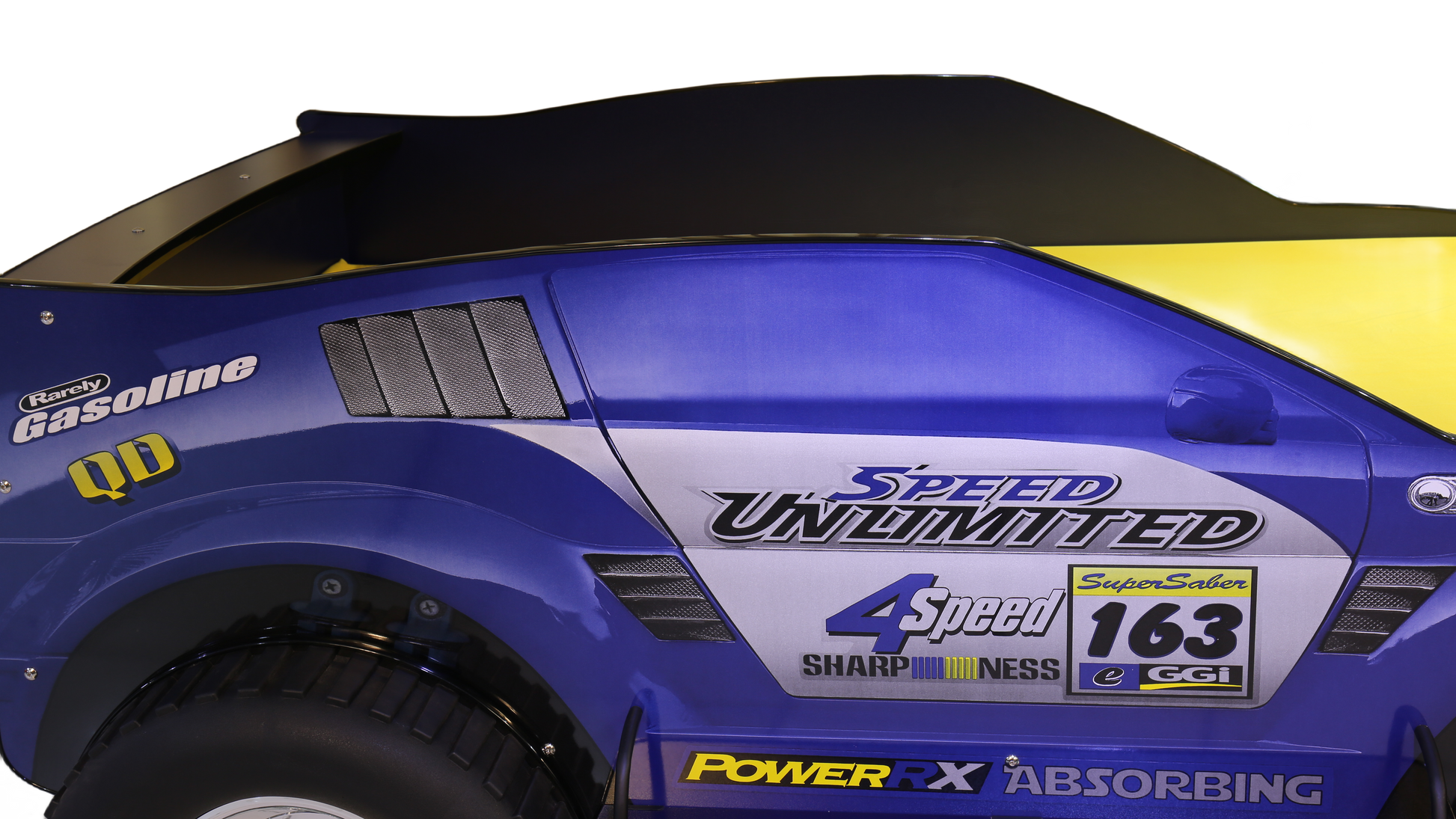 Unlimited Speed Jeep Bed Twin Blue,Blue Cars Mdf