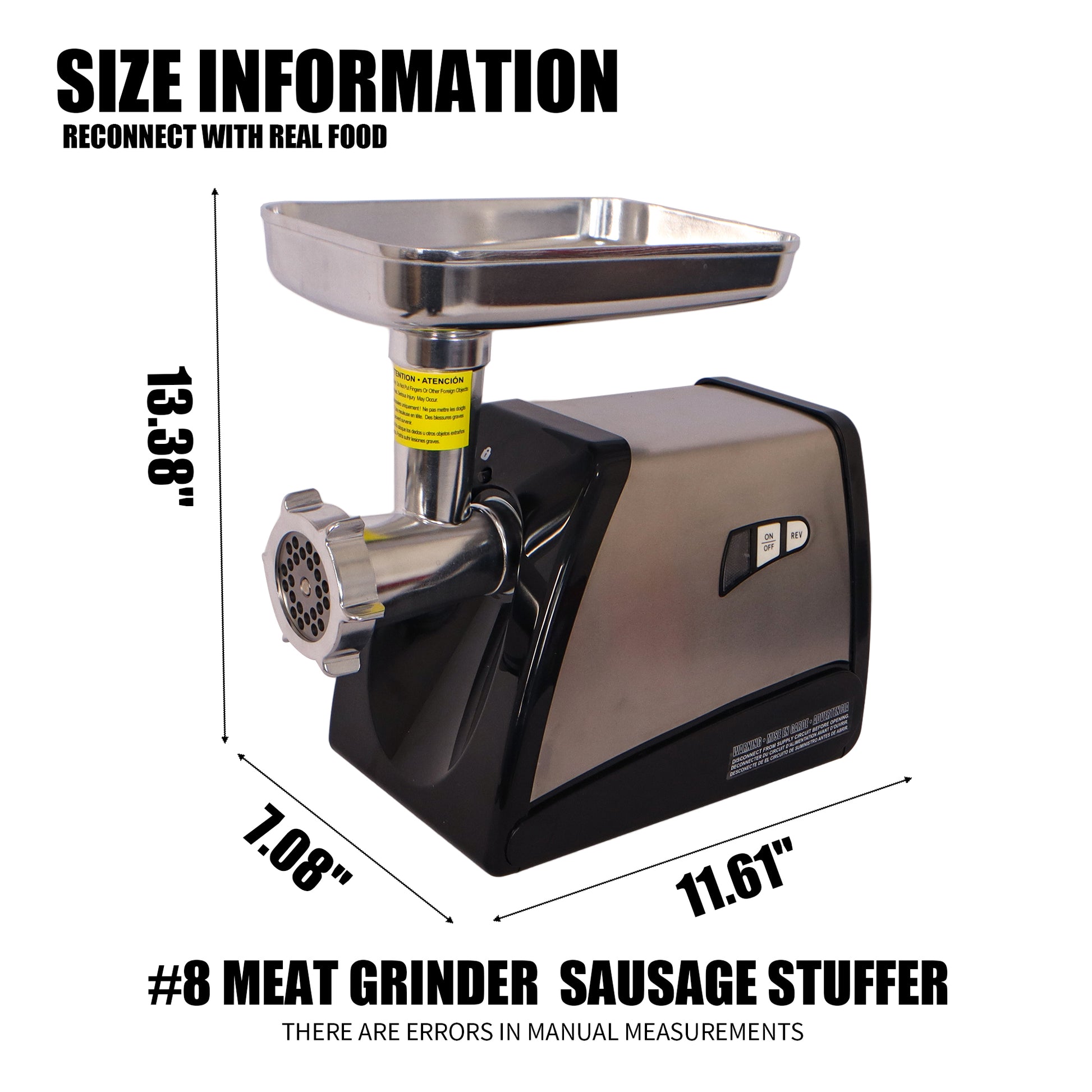 Meat Grinder & Sausage Stuffer, 570