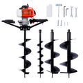 2.7Hp Post Hole Digger 63Cc Two Person Handle Gas Powered 2 Stroke Auger Digging Drill Shaft Size 3 4