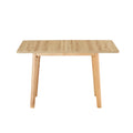 Wooden Foldable Table, Rubber Wood Leg Mfc Tabletop, Foldable Computer Desk, Foldable Office Desk, Suitable For Restaurants, Living Rooms, Terraces, Kitchens Wood Wood