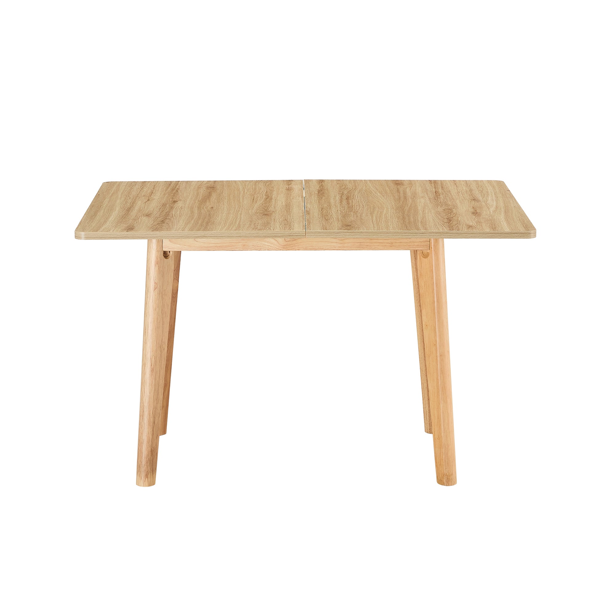 Wooden Foldable Table, Rubber Wood Leg Mfc Tabletop, Foldable Computer Desk, Foldable Office Desk, Suitable For Restaurants, Living Rooms, Terraces, Kitchens Wood Wood