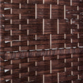 Homcom 6' Tall Wicker Weave 6 Panel Room Divider Privacy Screen Brown Brown Wood