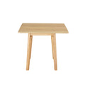 Wooden Foldable Table, Rubber Wood Leg Mfc Tabletop, Foldable Computer Desk, Foldable Office Desk, Suitable For Restaurants, Living Rooms, Terraces, Kitchens Wood Wood