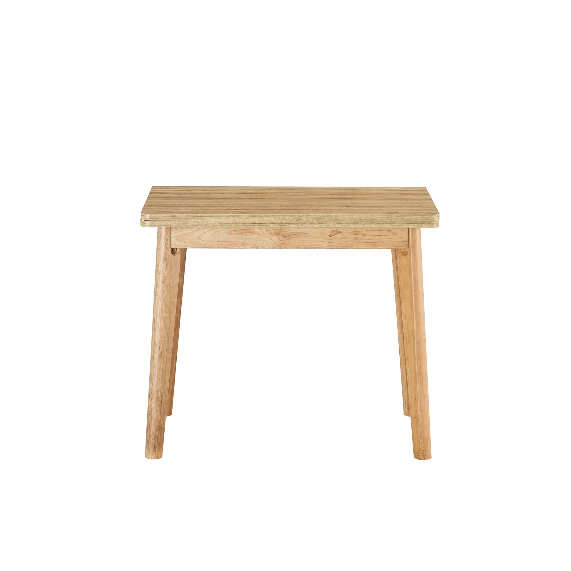 Wooden Foldable Table, Rubber Wood Leg Mfc Tabletop, Foldable Computer Desk, Foldable Office Desk, Suitable For Restaurants, Living Rooms, Terraces, Kitchens Wood Wood