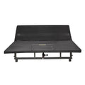 Adjustable Bed Base Frame Queen Bed Frame With Head And Foot Incline Wireless Remote Zero Gravity Quiet Motor Black Queen Queen Antique Black Bedroom Adjustable Bedbase Steel