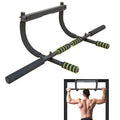 Wall Mounted Pull Up Bar Exercise Chin Bar Portable Dip Bars For Indoors Home Gym Black Iron