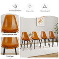 Modern Simple Golden Brown Dining Chair Plastic Chair Armless Crystal Chair Nordic Creative Makeup Stool Negotiation Chair 6 Piece Set Of Black Metal Legs Tw 1200 Brown Plastic