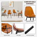 Modern Simple Golden Brown Dining Chair Plastic Chair Armless Crystal Chair Nordic Creative Makeup Stool Negotiation Chair 6 Piece Set Of Black Metal Legs Tw 1200 Brown Plastic