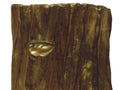 Well Designed Nature Inspired Tree Trunk Stool, Gold Gold Magnesium Oxide