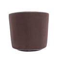 Kendall Maple Brown Swivel Chair Brown Mid Century Modern Foam Velvet