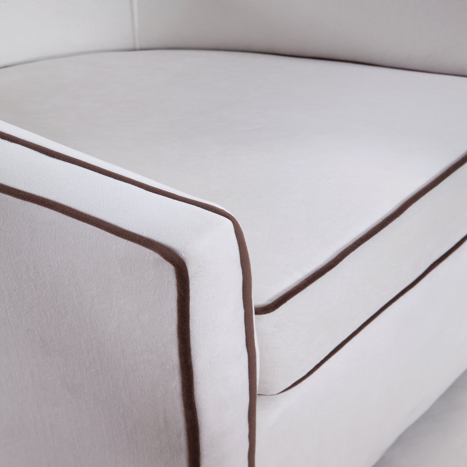 Kendall Cream Swivel Chair Cream Mid Century Modern Foam Velvet