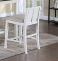 Graham Set Of 2 White Finish Upholstered Seat 20