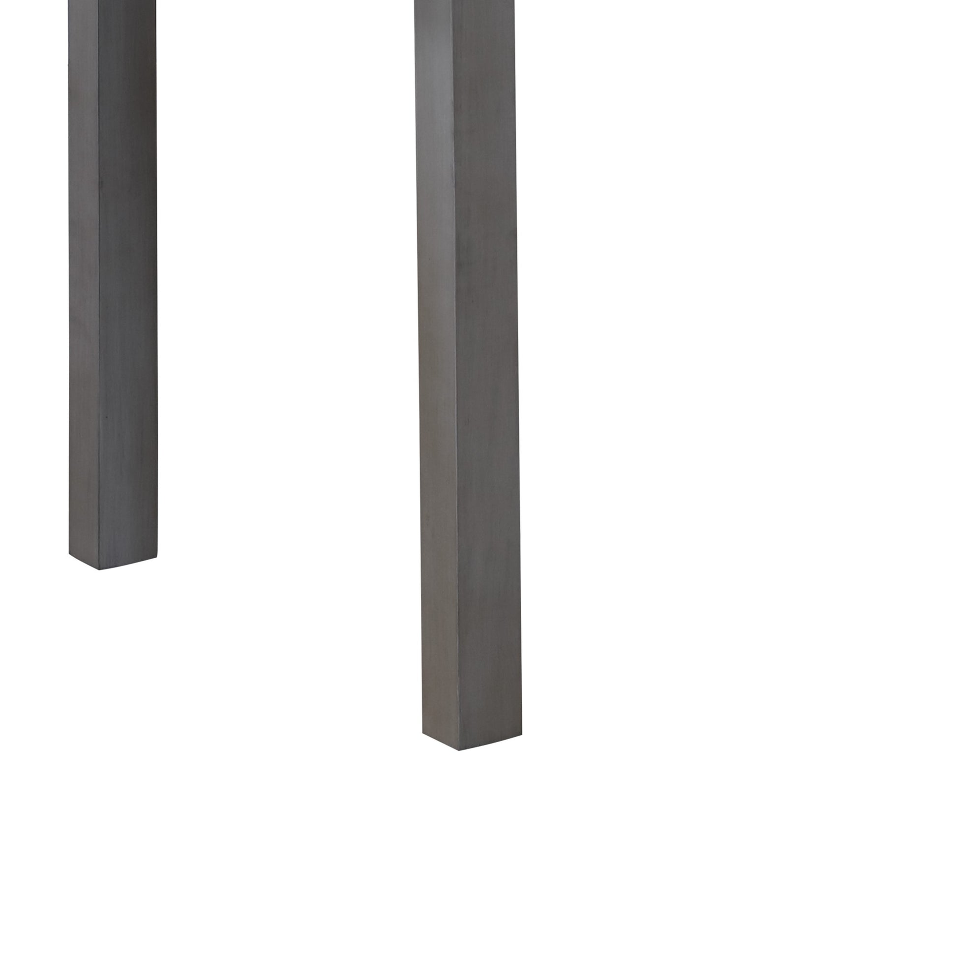 Carlisle 5 Piece 59.5" Gray Finish Extendable Wood Dining Set With Upholstered Seat Cushion Gray Wood Fabric