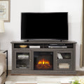 Contemporary Tv Media Stand Modern Entertainment Console With 18