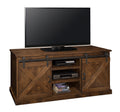 Farmhouse 66 Inch Tv Stand Console For Tvs Up To 80 Inches, No Assembly Required, Aged Whiskey Finish Brown Brown Primary Living Space 60 69 Inches 80 89 Inches Farmhouse,Lodge,Rustic Alder 80 Inches Wood