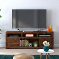 Sausalito 72 Inch Tv Stand Console For Tvs Up To 85 Inches, No Assembly Required, Whiskey Finish Brown Brown Primary Living Space 80 89 Inches 80 89 Inches Lodge,Rustic,Transitional Alder 85 Inches Wood