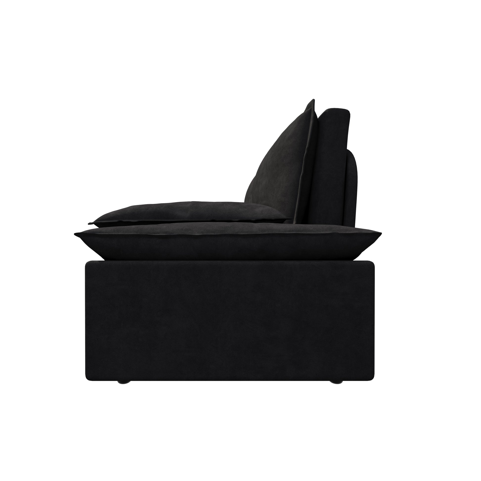 70.1" Queen Pull Out Sofa Bed, 3 In 1 Convertible Sleeper Sofa With 2 Soft Pillows,Multi Functional Velvet Loveseat Bed,Black Old Sku:W1885P151425 Black Velvet Velvet 2 Seat