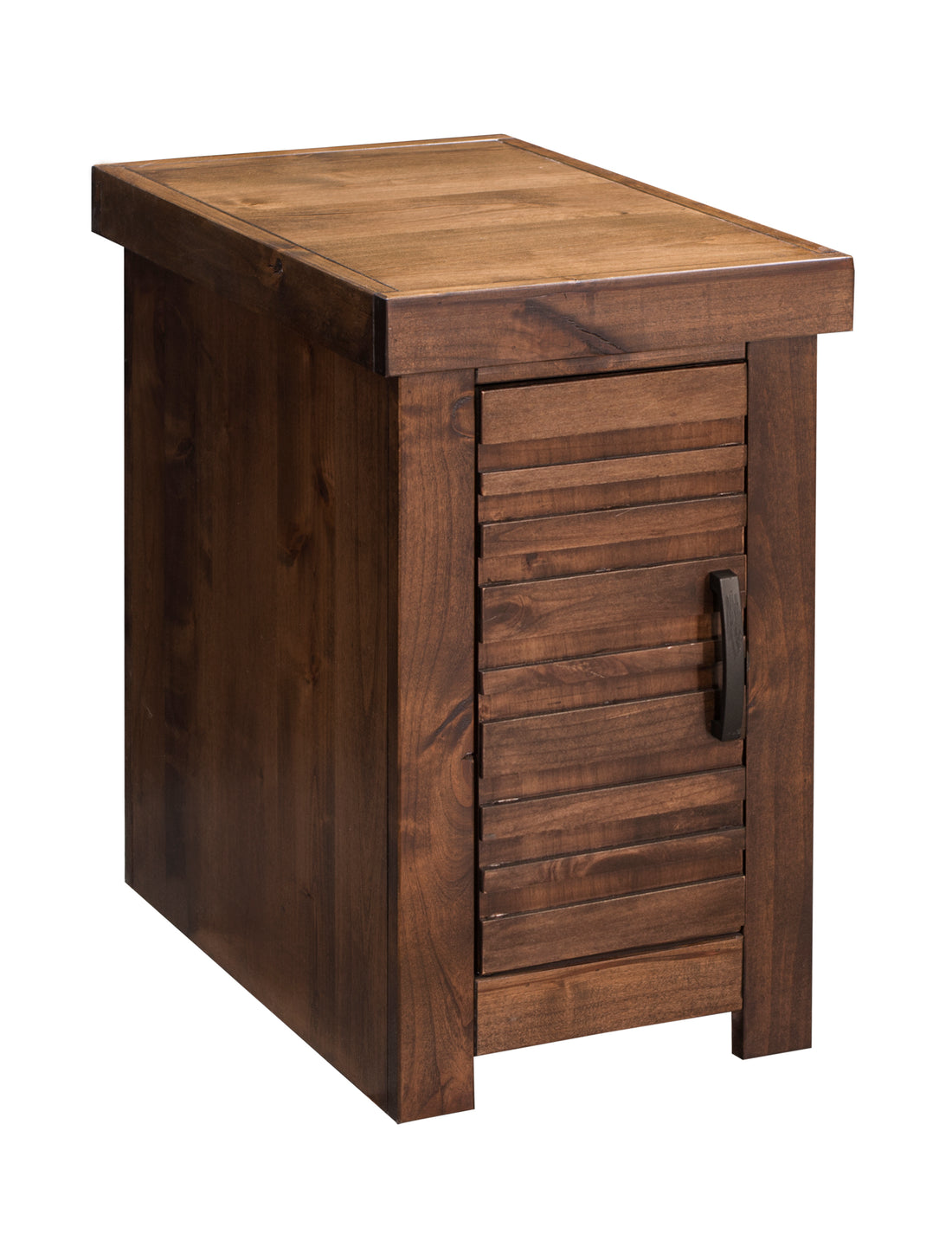 Sausalito 14" Chairside Table, No Assembly Required, Whiskey Finish Brown Brown Primary Living Space Lodge,Rustic,Transitional Freestanding Alder Rectangular Coffee & End Tables Wood