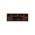 Sausalito 72 Inch Tv Stand Console For Tvs Up To 85 Inches, No Assembly Required, Whiskey Finish Brown Brown Primary Living Space 80 89 Inches 80 89 Inches Lodge,Rustic,Transitional Alder 85 Inches Wood