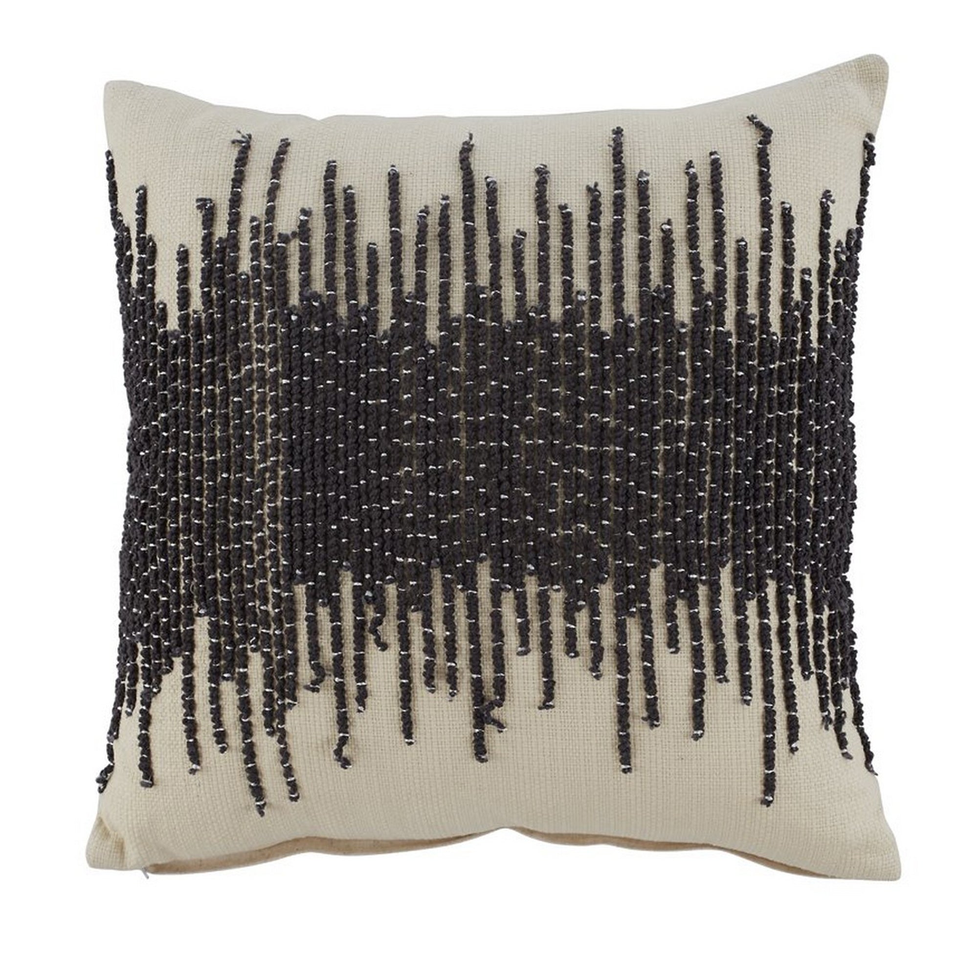 20 Inch Accent Pillow, Embroidered Details, Set