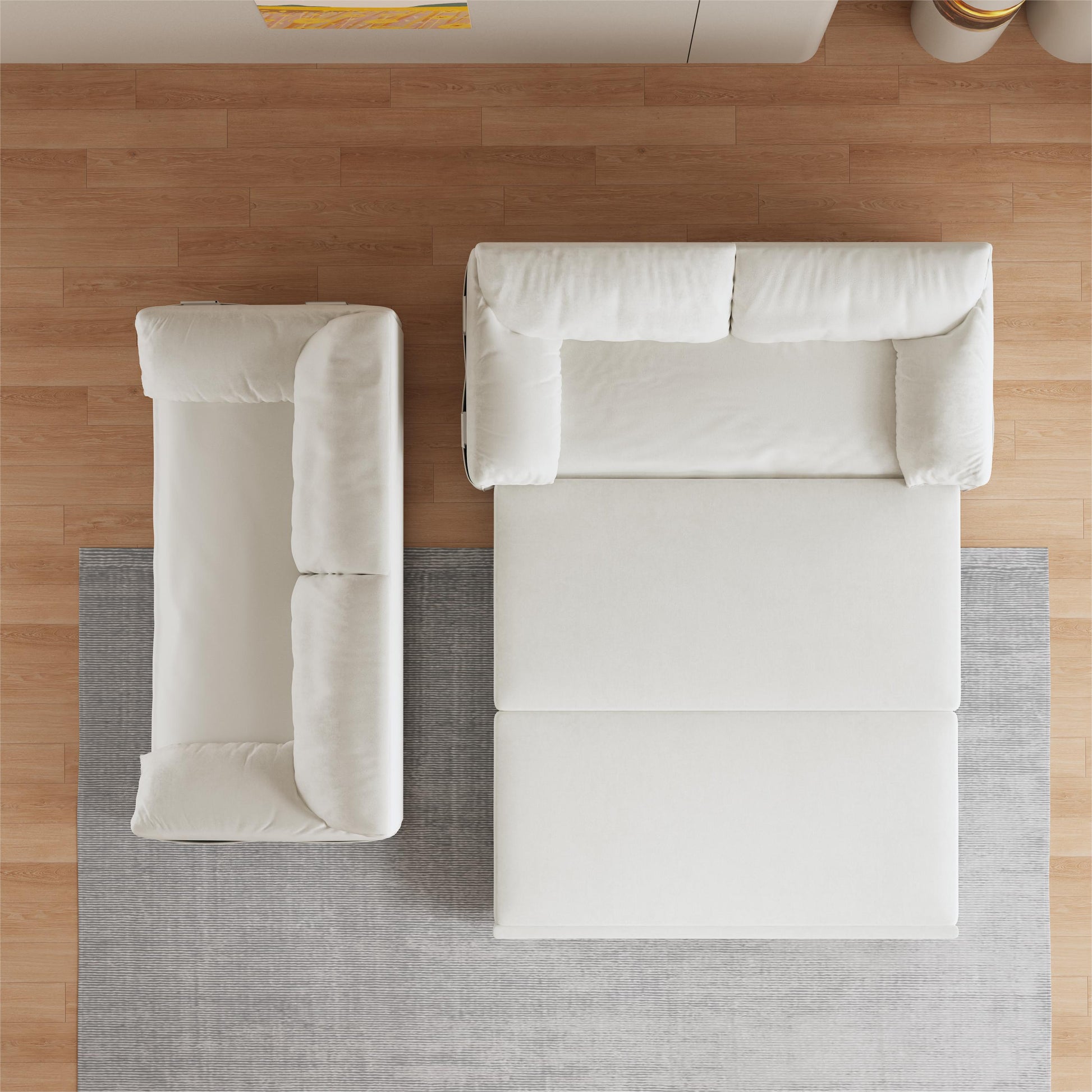 63.8" Queen Pull Out Sofa Bed, 3 In 1 Convertible Sleeper Sofa With Side Storage,Multi Functional Velvet Loveseat Bed For Living Room,Bedroom,Apartment,Office,Beige Old Sku:W1885122051 Beige Velvet Velvet 2 Seat