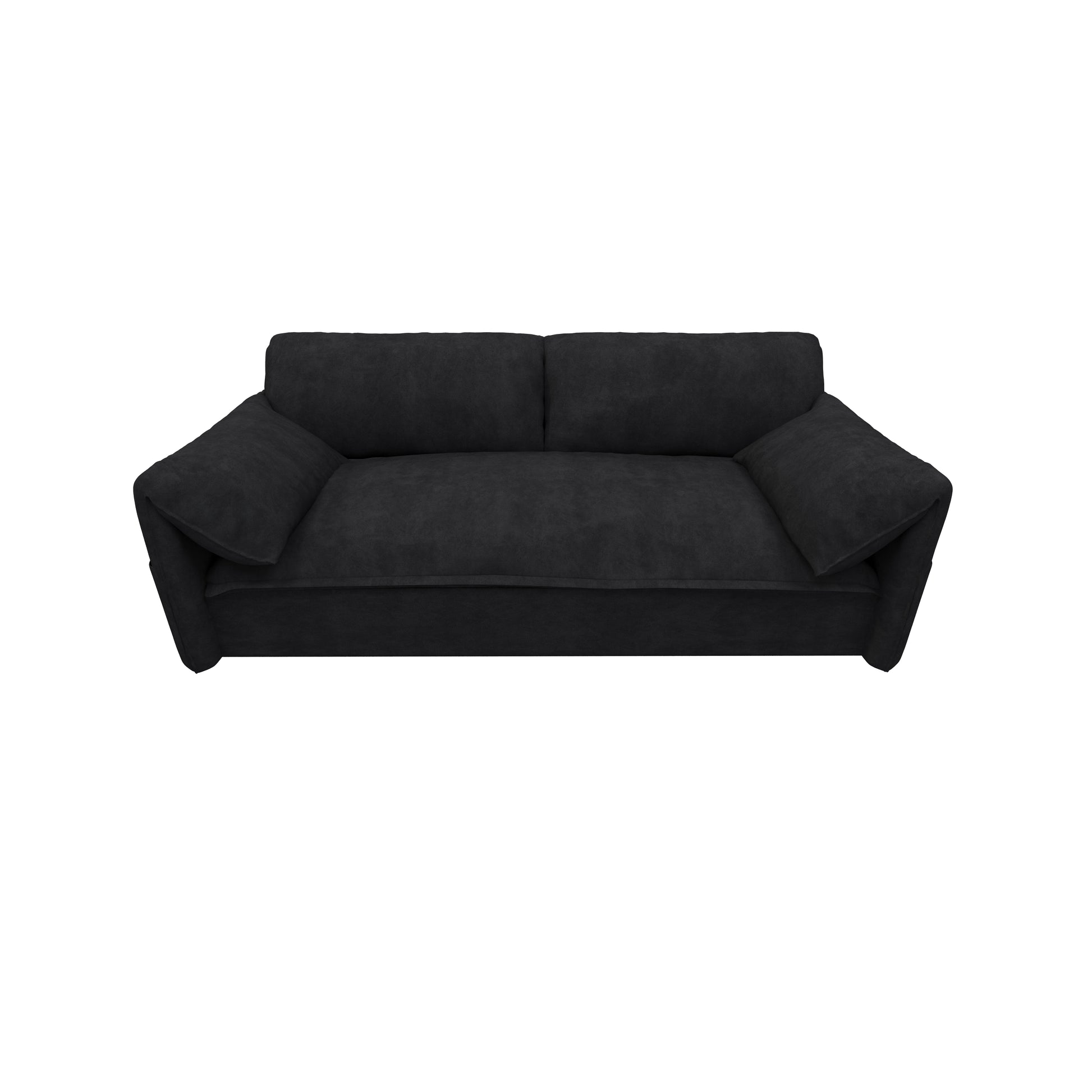 63.8" Queen Pull Out Sofa Bed, 3 In 1 Convertible Sleeper Sofa With Side Storage,Multi Functional Velvet Loveseat Bed For Living Room,Bedroom,Apartment,Office,Black Old Sku:W1885P151441 Black Velvet Velvet 2 Seat