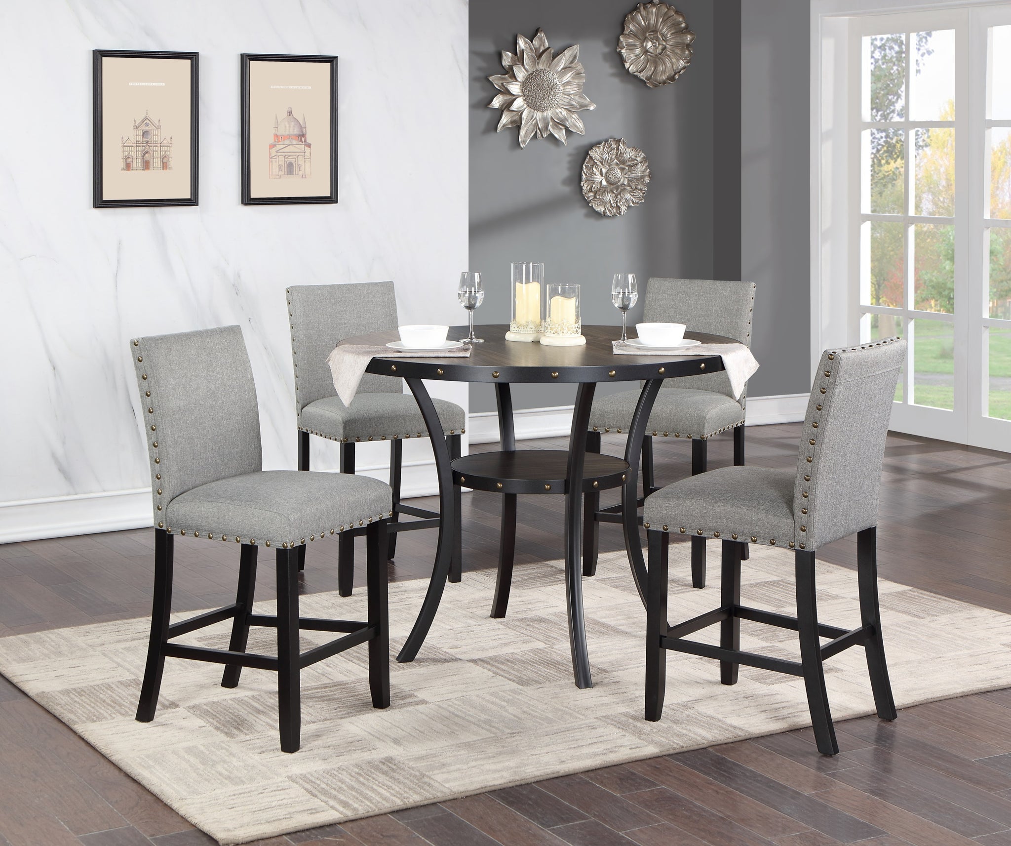 Dining Room Furniture Natural Wooden Round Dining wood-dining room-rubberwood-round-dining table