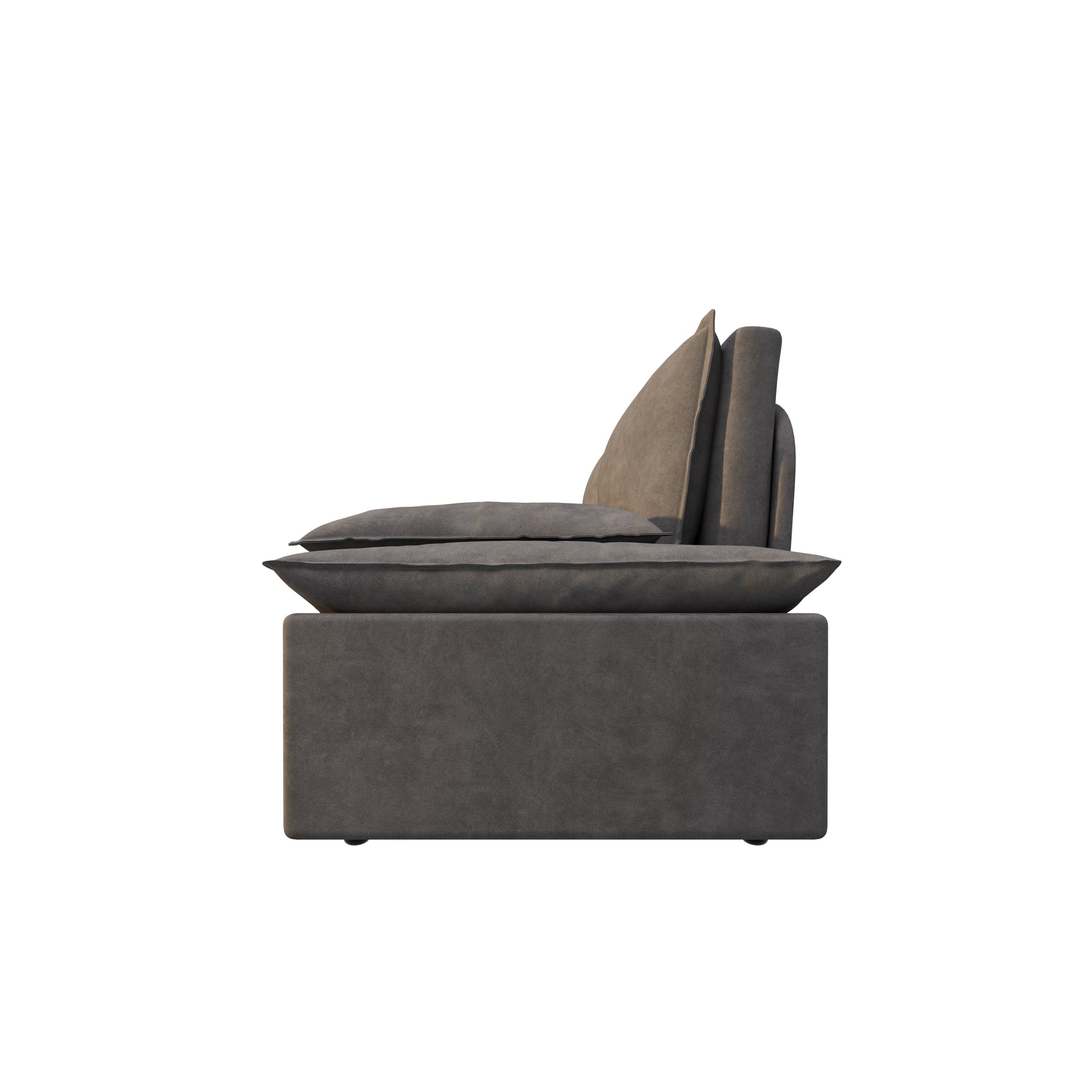 70.1" Queen Pull Out Sofa Bed, 3 In 1 Convertible Sleeper Sofa With 2 Soft Pillows,Multi Functional Velvet Loveseat Bed,Grey Old Sku:W1885P143788 Grey Velvet 2 Seat